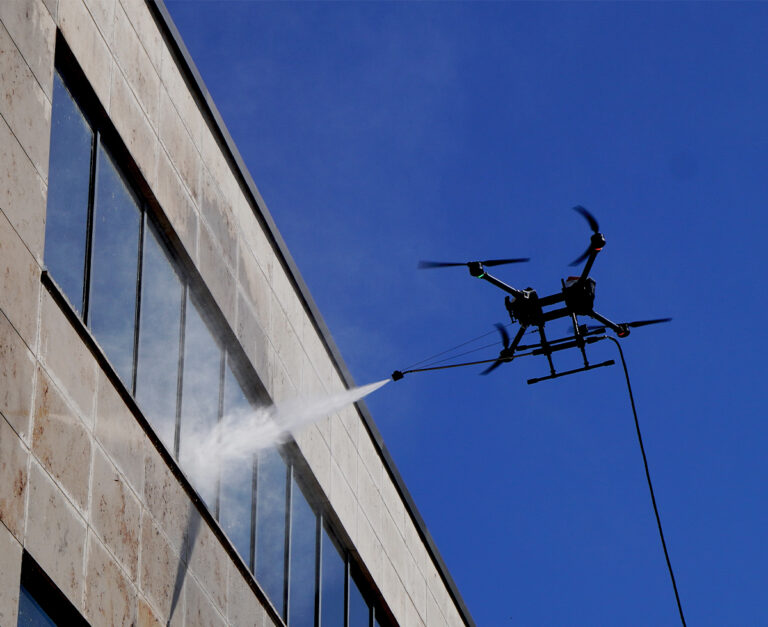 Building Cleaning with ABZ Innovation Drones