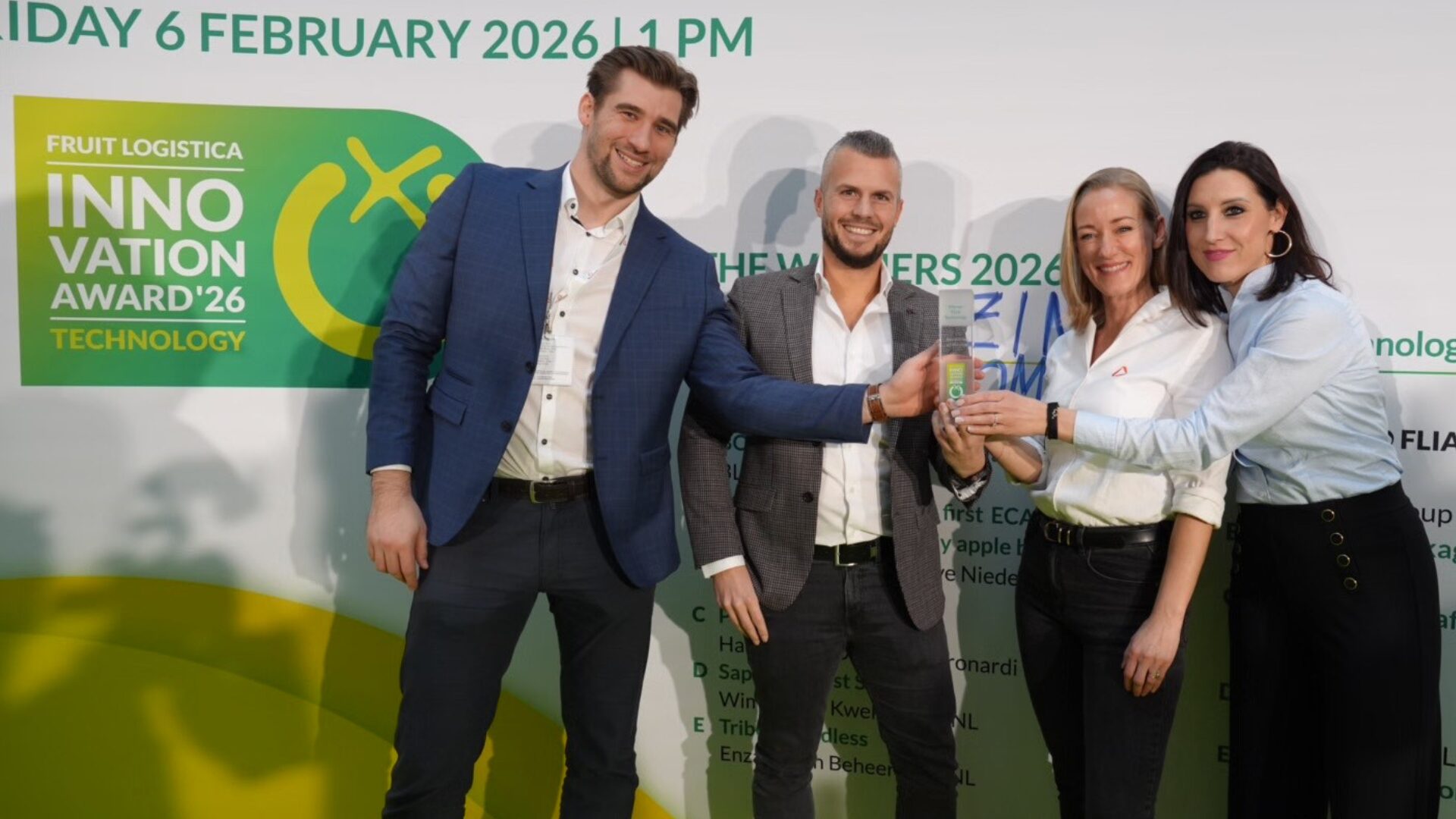 ABZ Innovation wins the FRUIT LOGISTICA Innovation Award 2026 (Technology)