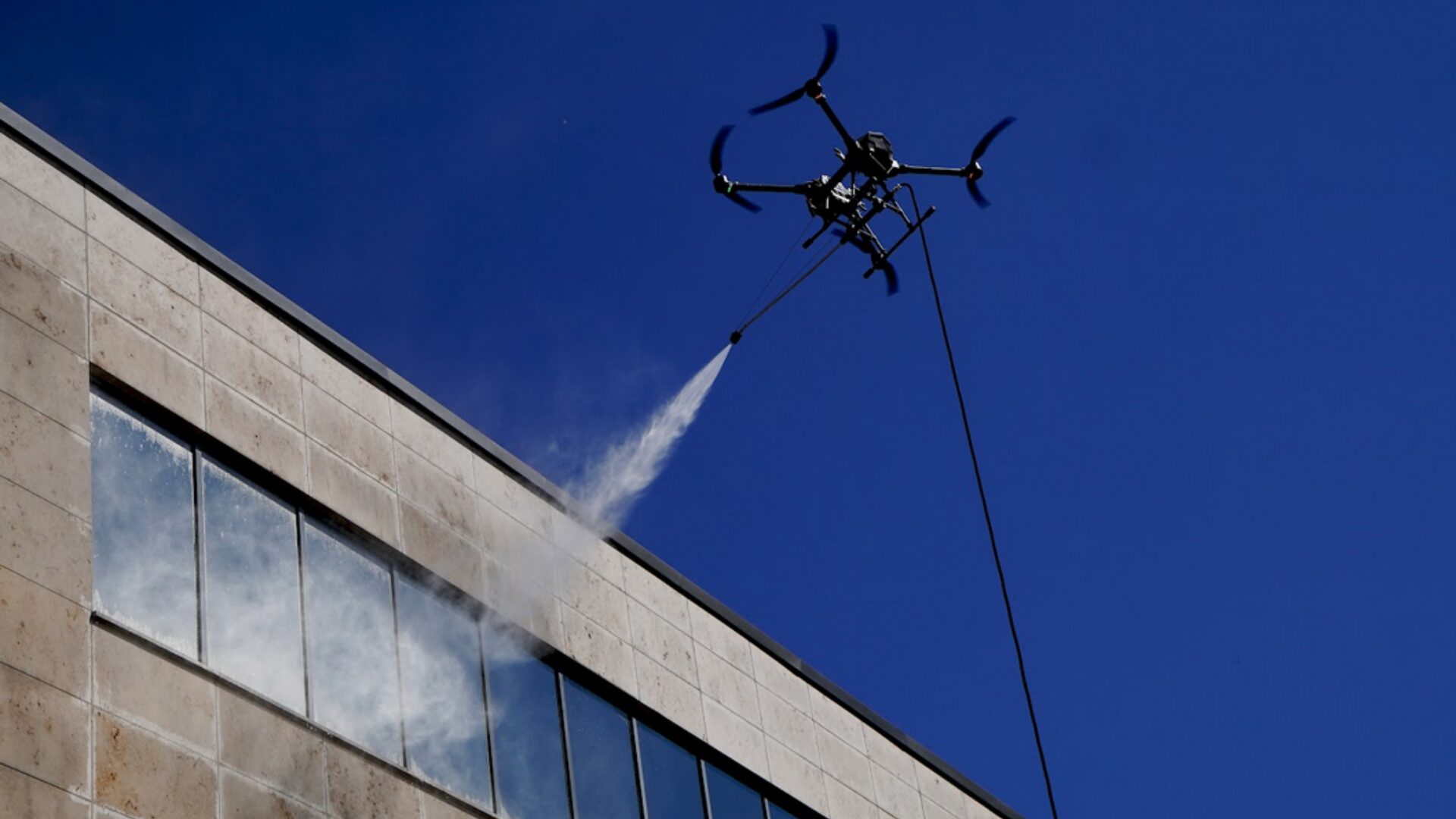 Innovative and Safe Facade Cleaning with the ABZ Innovation C10 Drone