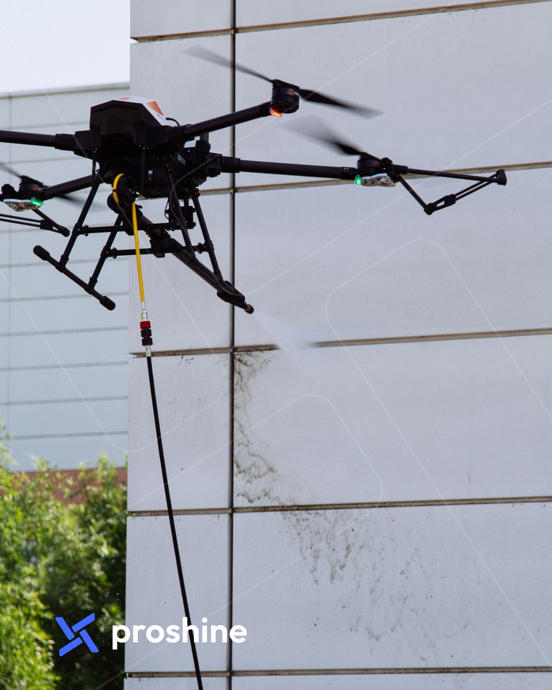 Innovative and Safe Facade Cleaning with the ABZ Innovation C10 Drone