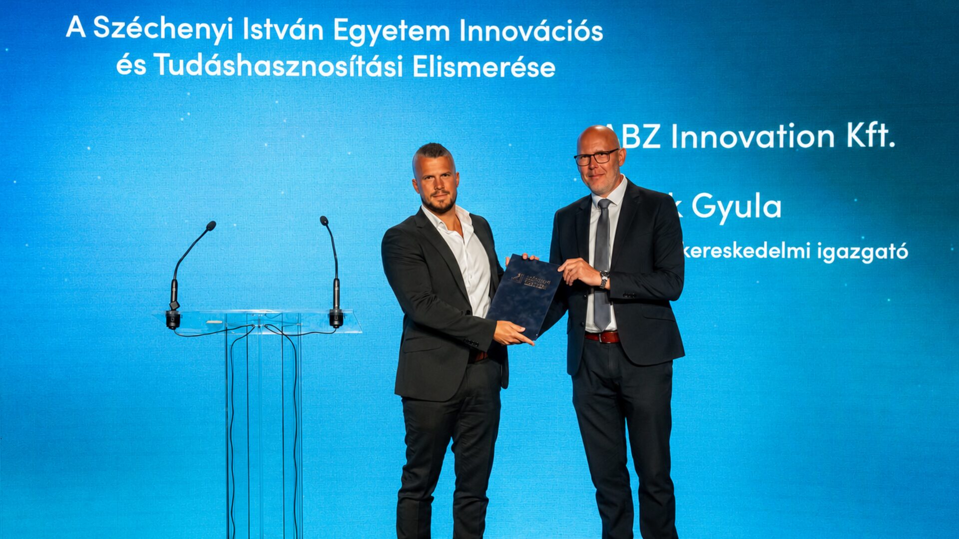 ABZ Innovation was honored at “The Water We Want – Víz amit akarunk” Event