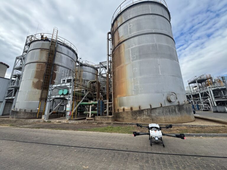 Removing 7–8 Years of Industrial Buildup with the C30 Cleaning Drone
