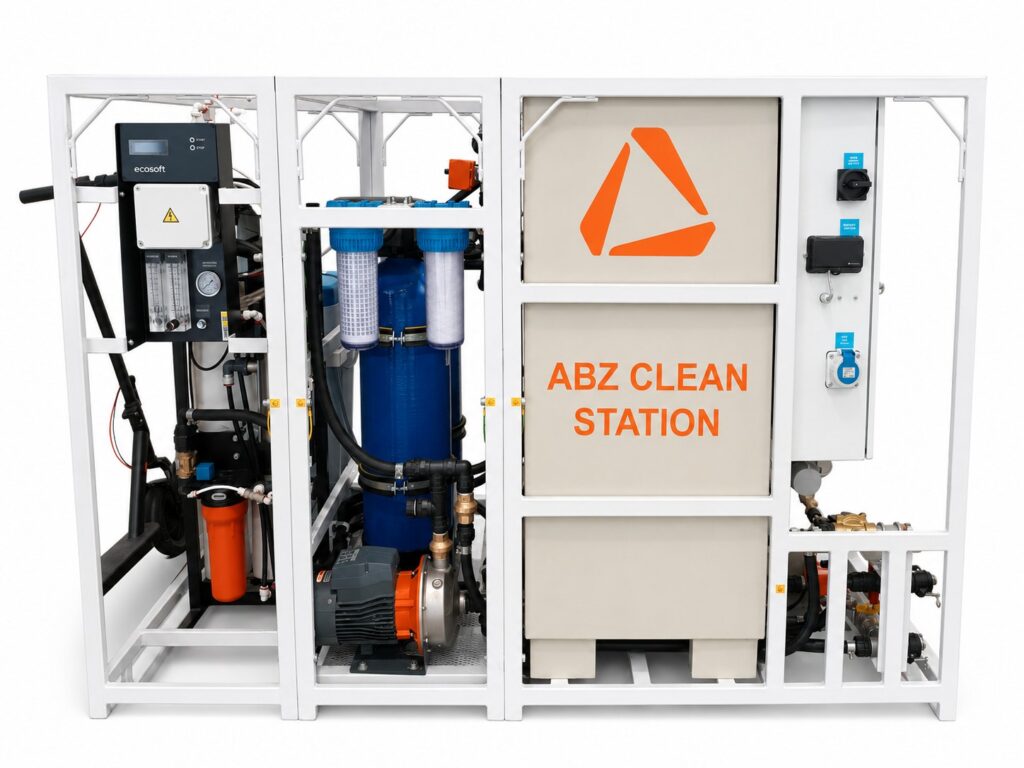 ABZ Innovation Clean Station mobile support system