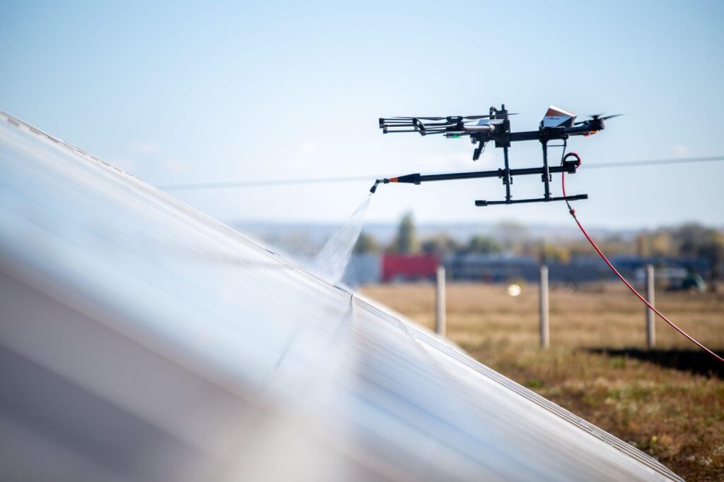 ABZ Innovation C10 drone for solar farm maintenance
